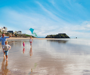 Tenby has 3 blue flag beaches 