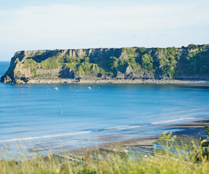 Bay views at Lydstep Beach