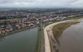 Lytham St Annes from above