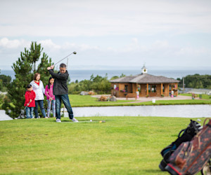 9-hole golf course with sea views at Seton Sands